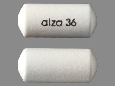 alza 36: (0591-2717) Methylphenidate Hydrochloride 36 mg Oral Tablet by American Health Packaging