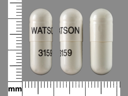 WATSON 3159: (0591-3159) Ursodiol 300 mg Oral Capsule by Ncs Healthcare of Ky, Inc Dba Vangard Labs
