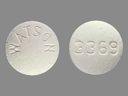 WATSON 3369: (0591-3369) Butalbital, Acetaminophen, and Caffeine Oral Tablet by A-s Medication Solutions LLC