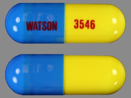 WATSON 3546: (0591-3546) Butalbital, Aspirin, Caffeine and Codeine Phosphate Oral Capsule by A-s Medication Solutions LLC