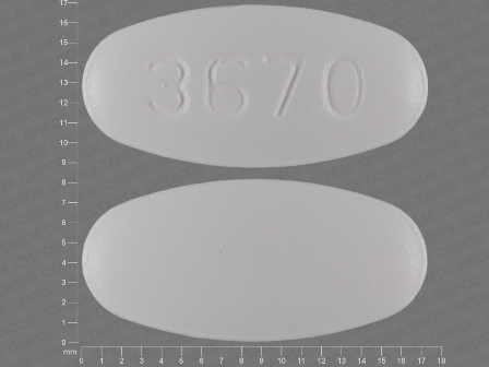 3670: (0591-3670) Nabumetone 500 mg Oral Tablet, Film Coated by Bryant Ranch Prepack