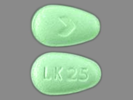 LK 25: (0591-3745) Losartan Pot 25 mg Oral Tablet by Watson Laboratories, Inc.