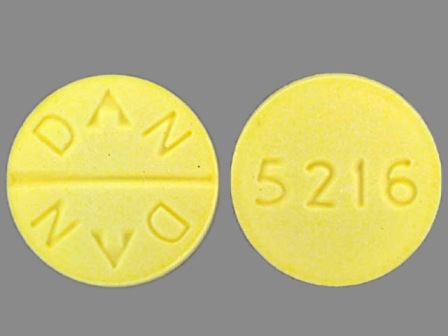 DAN DAN 5216: (0591-5216) Folate 1 mg Oral Tablet by Apace Packaging