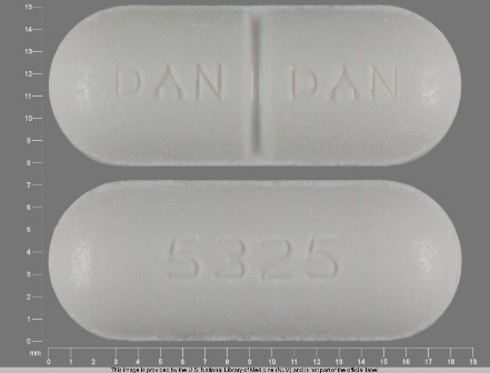 DAN DAN 5325: (0591-5325) Colchicine 0.5 mg / Probenecid 500 mg Oral Tablet by Watson Laboratories, Inc.