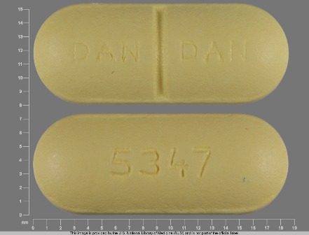 DAN DAN 5347: (0591-5347) Probenecid 500 mg Oral Tablet, Film Coated by Bryant Ranch Prepack