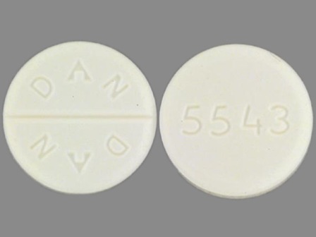 DAN DAN 5543: (0591-5543) Allopurinol 100 mg Oral Tablet by Pd-rx Pharmaceuticals, Inc.