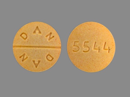 DAN DAN 5544: (0591-5544) Allopurinol 300 mg Oral Tablet by Physicians Total Care, Inc.