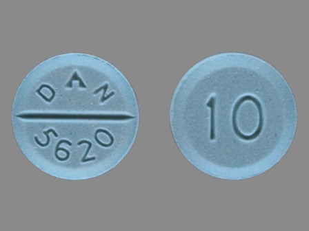 DAN 5620 10: (0591-5620) Diazepam 10 mg Oral Tablet by Tya Pharmaceuticals