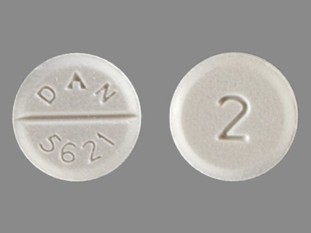 DAN 5621 2: (0591-5621) Diazepam 5 mg Oral Tablet by Redpharm Drug Inc.