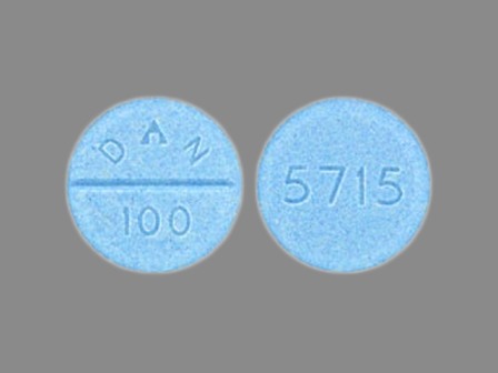 DAN 100 5715: (0591-5715) Amoxapine 100 mg Oral Tablet by Watson Laboratories, Inc.