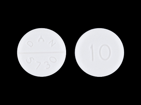 DAN 5730 10: (0591-5730) Baclofen 10 mg Oral Tablet by Rebel Distributors Corp.