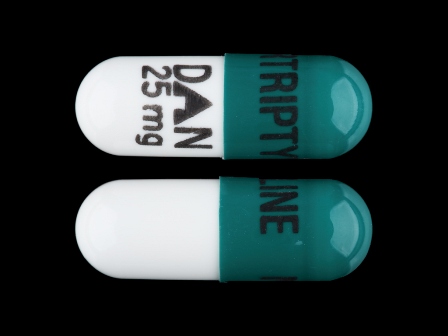 NORTRIPTYLINE DAN 25 mg: (0591-5787) Nortriptyline (As Nortriptyline Hydrochloride) 25 mg Oral Capsule by Watson Laboratories, Inc.