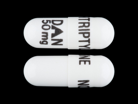 NORTRIPTYLINE DAN 50 mg: (0591-5788) Nortriptyline (As Nortriptyline Hydrochloride) 50 mg Oral Capsule by Watson Laboratories, Inc.