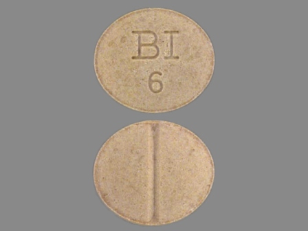 BI 6: (0597-0006) Catapres .1 mg Oral Tablet by Remedyrepack Inc.