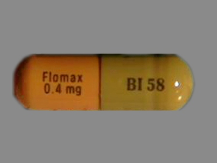 Flomax 0 4 mg BI 58: (0597-0058) Flomax 0.4 mg Oral Capsule by Cardinal Health