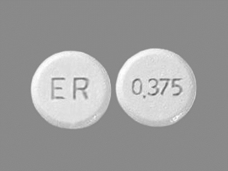 ER 0 375: (0597-0109) 24 Hr Mirapex 0.375 mg Extended Release Tablet by Boehringer Ingelheim Pharmaceuticals, Inc.