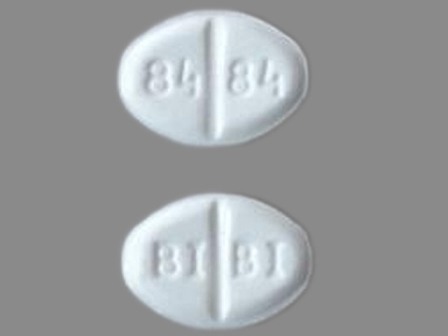 BI BI 84 84: (0597-0184) Mirapex 0.25 mg Oral Tablet by Boehringer Ingelheim Pharmaceuticals, Inc.