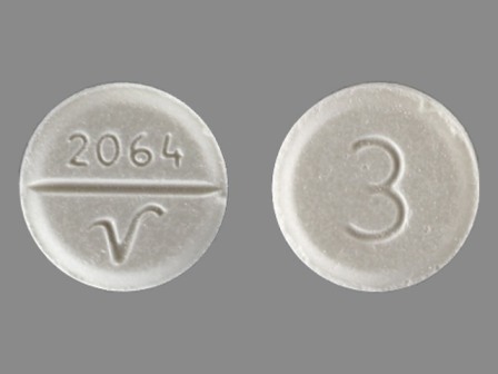 2064 V 3: (0603-2338) Apap 300 mg / Codeine Phosphate 30 mg Oral Tablet by Blenheim Pharmacal, Inc.