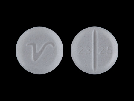 2325 V: (0603-2433) Benztropine Mesylate 500 Mcg Oral Tablet by Remedyrepack Inc.
