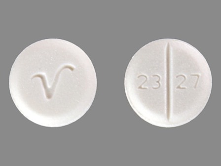 2327 V: (0603-2435) Benztropine Mesylate 2 mg Oral Tablet by Remedyrepack Inc.