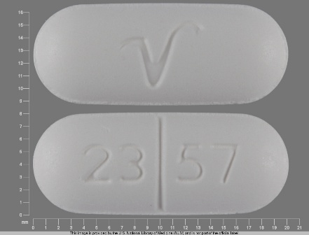 23 57 V: (0603-2545) Apap 500 mg / Butalbital 50 mg / Caffeine 40 mg Oral Tablet by Remedyrepack Inc.