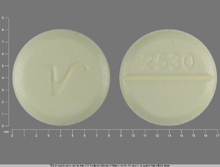 V 2530 yellow tablet