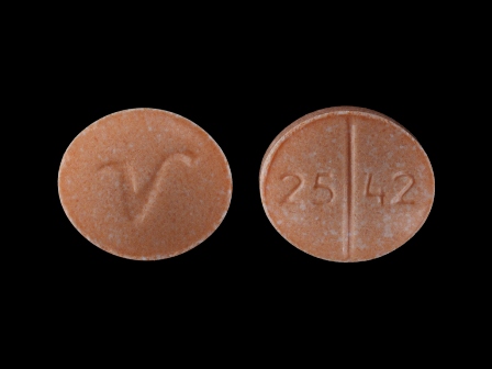 25 42 V: (0603-2958) Clonidine Hydrochloride .2 mg Oral Tablet by Remedyrepack Inc.