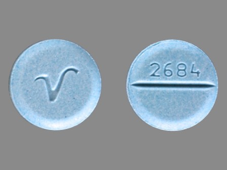 2684 V: (0603-3215) Diazepam 10 mg Oral Tablet by Bryant Ranch Prepack
