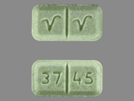 37 45 V V: (0603-3745) Glimepiride 2 mg Oral Tablet by Qualitest Pharmaceuticals