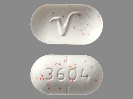 3604 V: (0603-3890) Apap 325 mg / Hydrocodone Bitartrate 5 mg Oral Tablet by Aidarex Pharmaceuticals LLC