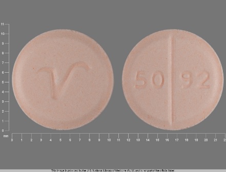 5092 V: (0603-5339) Prednisone 20 mg Oral Tablet by Aidarex Pharmaceuticals LLC