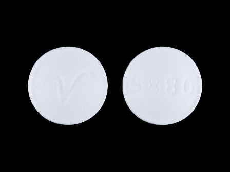 5880 V: (0603-5763) Spironolactone 25 mg Oral Tablet by Remedyrepack Inc.