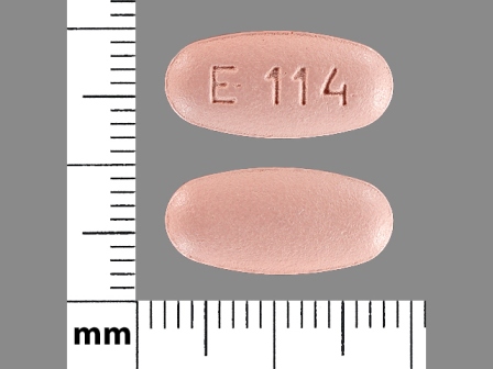 E114: (0603-6330) Valganciclovir 450 mg Oral Tablet, Film Coated by Qualitest Pharmaceuticals