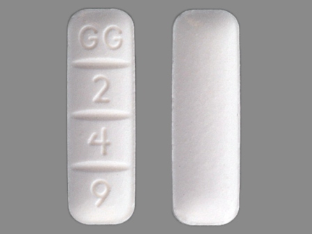 GG249: (0781-1089) Alprazolam 2 mg Oral Tablet by Sandoz Inc