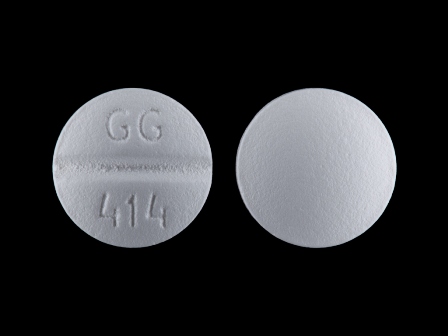 GG414: (0781-1223) Metoprolol Tartrate 50 mg (As Metoprolol Succinate 47.5 mg) Oral Tablet by Contract Pharmacy Services-pa