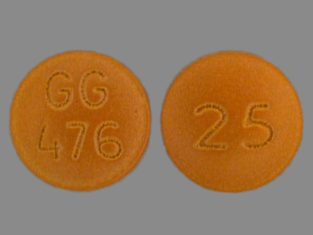 GG476 25: (0781-1716) Chlorpromazine Hydrochloride 25 mg Oral Tablet by Sandoz Inc