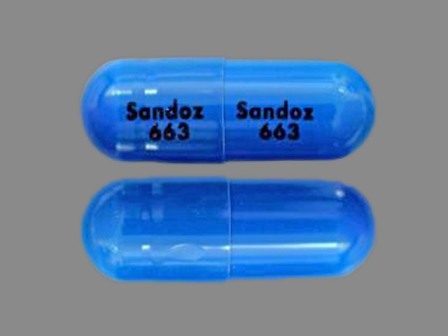 Sandoz 663: (0781-2176) Cefdinir 300 mg Oral Capsule by Lake Erie Medical Dba Quality Care Products LLC
