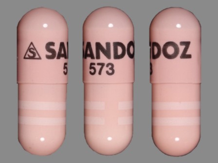 S SANDOZ 573: (0781-2273) Amlodipine (As Amlodipine Besylate) 5 mg / Benazepril Hydrochloride 20 mg Oral Capsule by Lake Erie Medical Dba Quality Care Products LLC