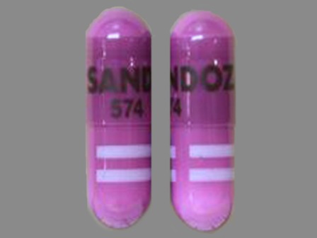 S SANDOZ 574: (0781-2274) Amlodipine (As Amlodipine Besylate) 10 mg / Benazepril Hydrochloride 20 mg Oral Capsule by Sandoz Inc