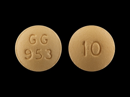 GG953 10: (0781-5021) Prochlorperazine Maleate 10 mg Oral Tablet, Film Coated by American Health Packaging