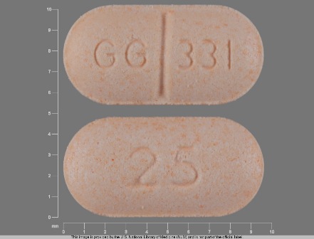 25 GG 331: (0781-5180) Levothyroxine Sodium 25 Mcg Oral Tablet by Sandoz Inc.