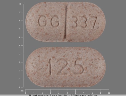 125 GG 337: (0781-5186) Levothyroxine Sodium 125 Mcg Oral Tablet by Sandoz Inc.