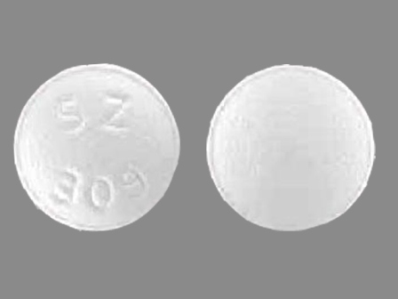 SZ 309: (0781-5204) Hctz 12.5 mg / Losartan Potassium 100 mg Oral Tablet by Sandoz Inc