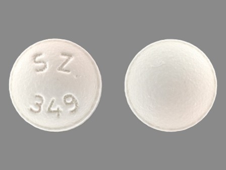 SZ 349: (0781-5206) Hctz 12.5 mg / Losartan Potassium 50 mg Oral Tablet by Sandoz Inc