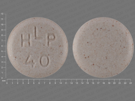 HLP 40: (0781-5234) Pravastatin Sodium 40 mg Oral Tablet by Ncs Healthcare of Ky, Inc Dba Vangard Labs