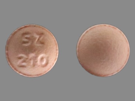 SZ 210: (0781-5700) Losartan Pot 25 mg Oral Tablet by Sandoz Inc