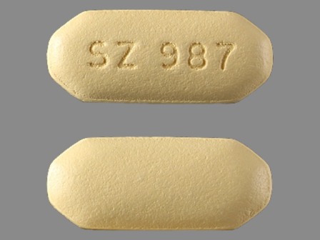 SZ 987: (0781-5792) Levofloxacin 750 mg Oral Tablet, Film Coated by Proficient Rx