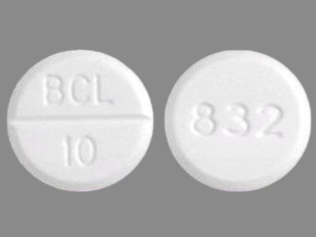 BCL 10 832: (0832-0511) Bethanechol Chloride 10 mg Oral Tablet by Upsher-smith Laboratories, Inc.