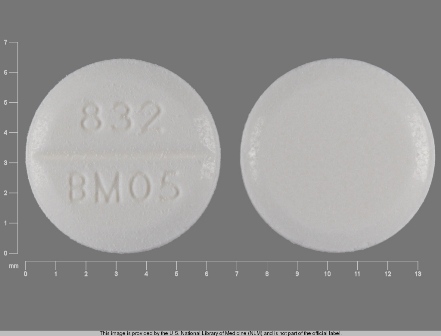 832 BM05: (0832-1080) Benztropine Mesylate .5 mg Oral Tablet by State of Florida Doh Central Pharmacy