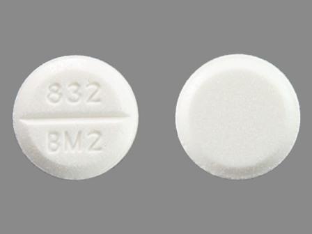 832 BM2: (0832-1082) Benztropine Mesylate 2 mg Oral Tablet by Ncs Healthcare of Ky, Inc Dba Vangard Labs